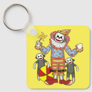 Chaveiro Macaco de Meia Palhaço
