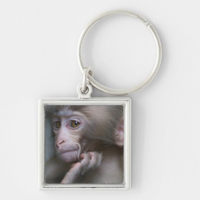 Chaveiro Macaco do bebê (Frente)