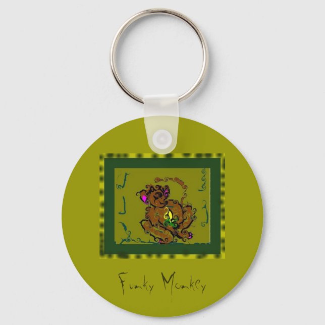 Chaveiro Macaco Funky (Frente)