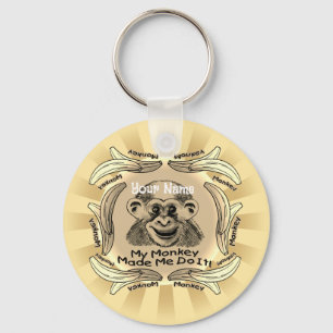 Chaveiro Macaco Me Fez Fazer Isso
