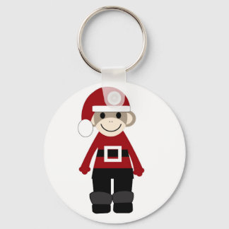 Chaveiro Macaco-meia-papai noel
