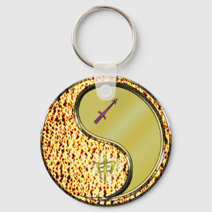 Chaveiro Macaco Sagittarius e Metal