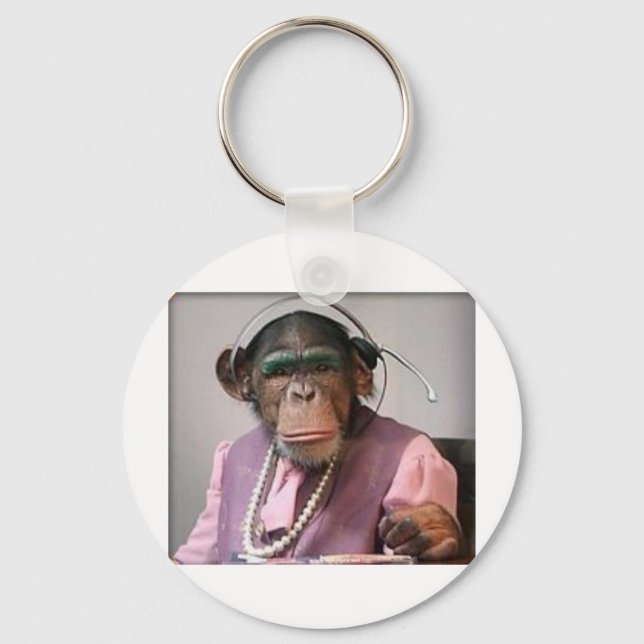 Chaveiro macaco telefônico (Frente)