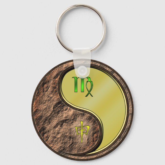 Chaveiro Macaco Virgo e Metal (Frente)