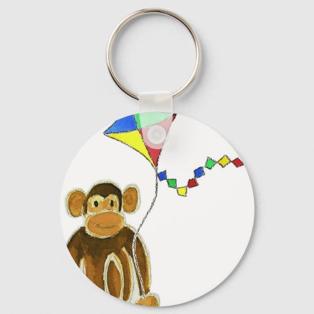 Chaveiro Macaco voando pipa (Frente)