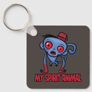 Chaveiro Macaco Zumbi é Meu Animal Espiritual