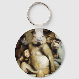 Chaveiro Macacos como Juízes de Arte (Pormenores)