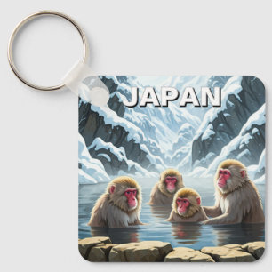 Chaveiro Macacos-da-neve do Parque Jigokudani Japão