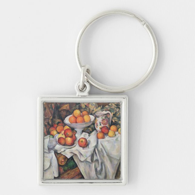 Chaveiro Maçãs de Paul Cezanne | e laranjas, 1895-1900 (Frente)