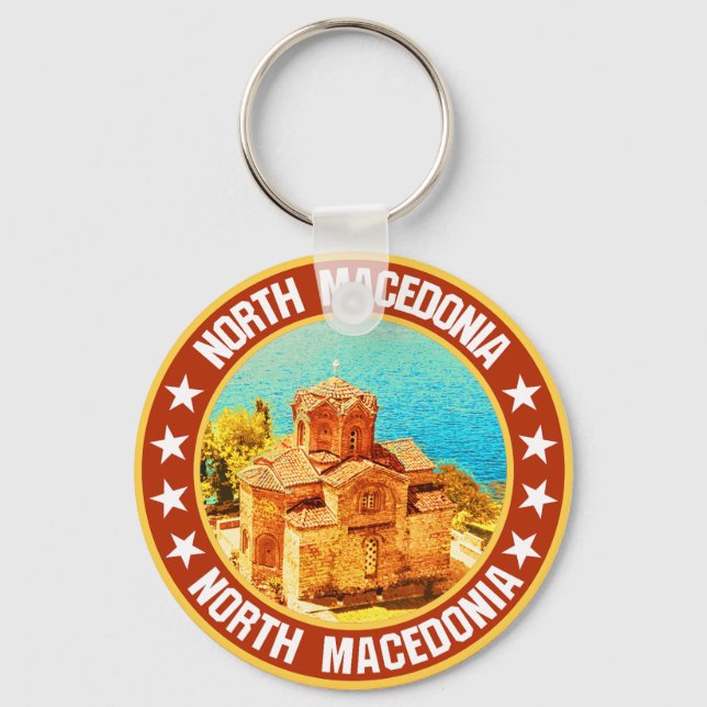 Chaveiro Macedônia do Norte (Frente)