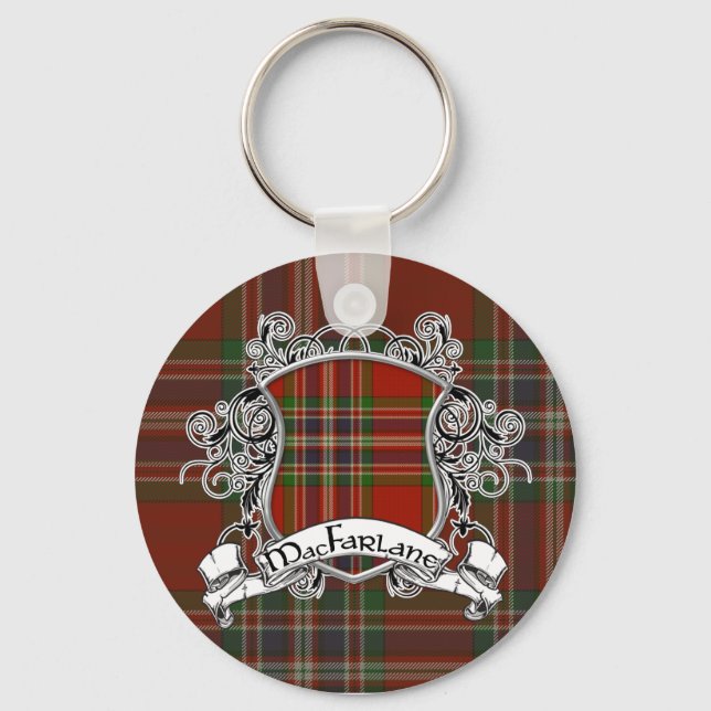 Chaveiro MacFarlane Tartan Shield (Frente)
