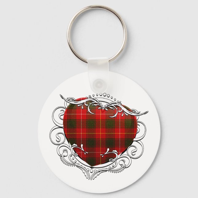 Chaveiro MacFie Tartan Heart (Frente)