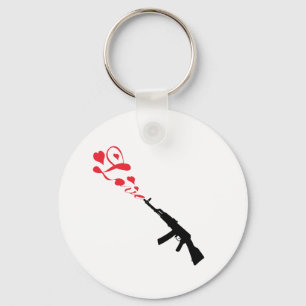 Chaveiro Machine Gun Love Red