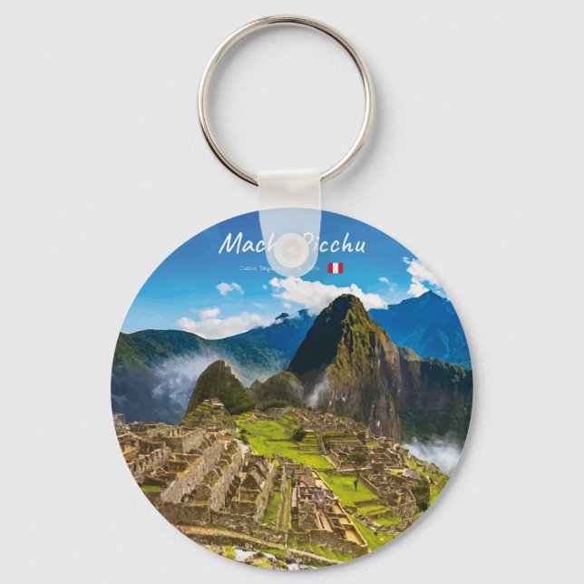Chaveiro Machu Picchu, Peru - Ruínas da Cidadela Inca (Frente)