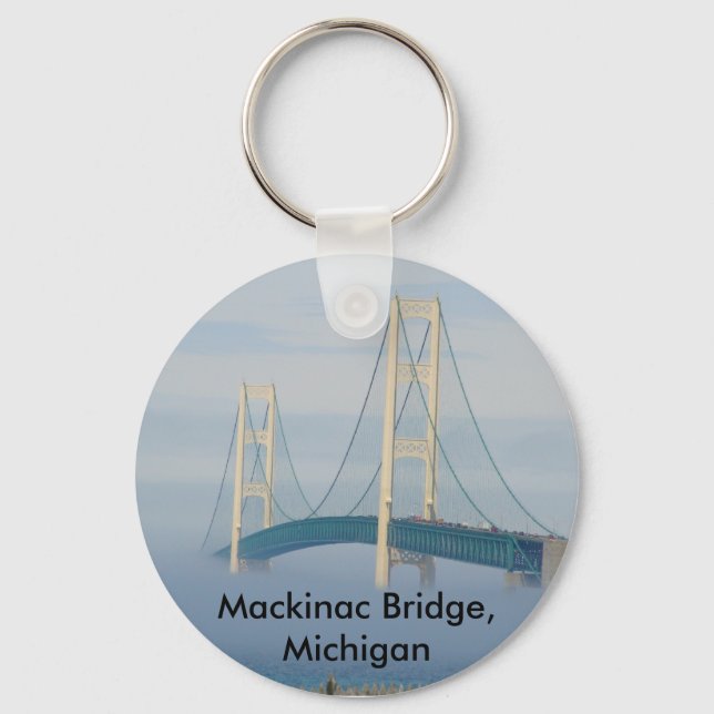 Chaveiro Mackinac Bridge, Michigan (Frente)
