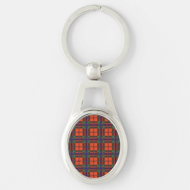 Chaveiro Maclean do tartan do Scottish da xadrez de Duart (Frente)