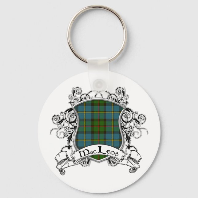 Chaveiro MacLeod Tartan Shield (Frente)