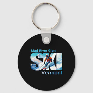 Chaveiro Mad River Glen Legal Esqui Ski ao ar livre