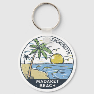 Chaveiro Madaket Beach Massachusetts Vintage