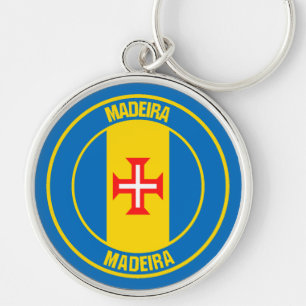 Chaveiro Madeira Round Emblem