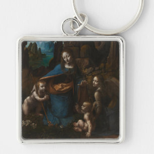 Chaveiro Madona das Rochas, Virgem Maria, Jesus, João