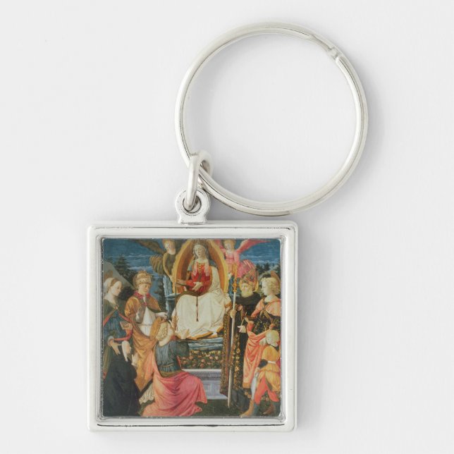 Chaveiro Madonna da cintura sagrado, 1456 (tempera sobre (Frente)