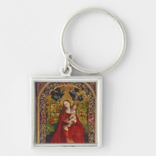 Chaveiro Madonna do Bower do rosa, 1473