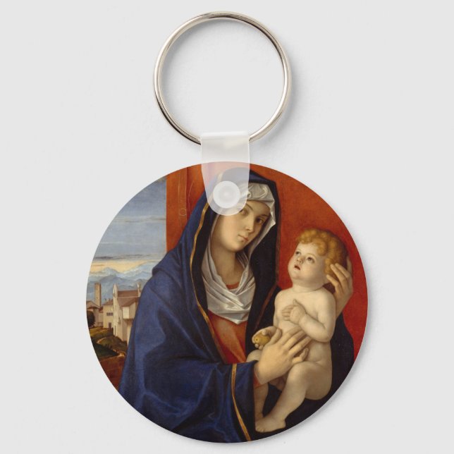 Chaveiro Madonna e Child, cerca de 1485 (Frente)