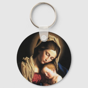 CHAVEIRO MADONNA E CRIANÇA