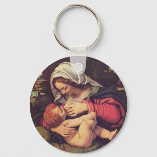 Chaveiro Madonna e criança