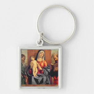 Chaveiro Madonna e criança com St John o baptista e rua