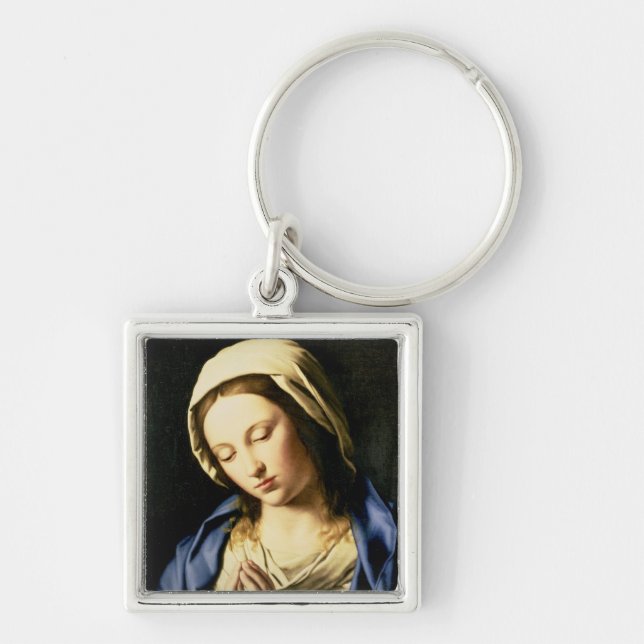 Chaveiro Madonna na oração (óleo em canvas) (Frente)