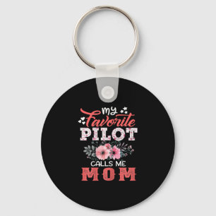 Chaveiro Madre Art Meu Piloto Favorito Me Chama Mãe Xmas