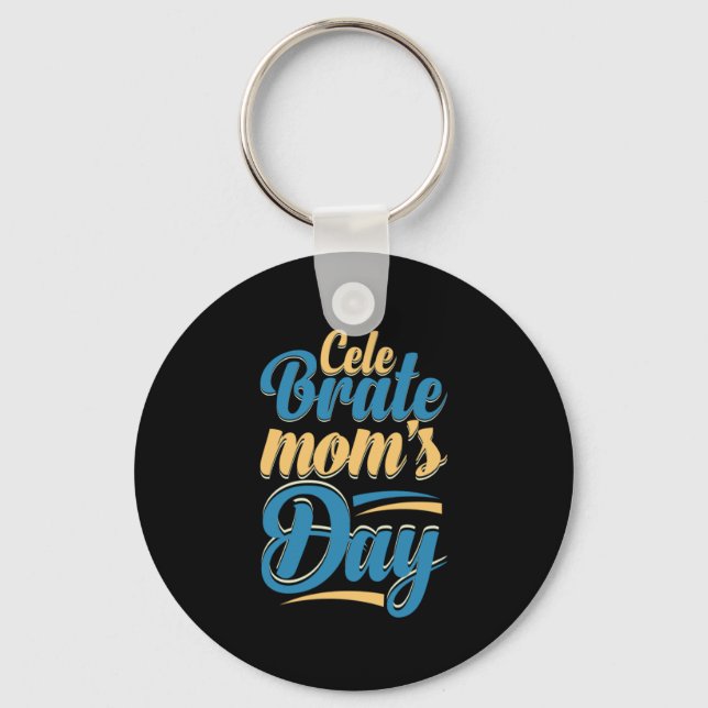 Chaveiro Madre Presente Celebra o Dia da Mãe (Frente)