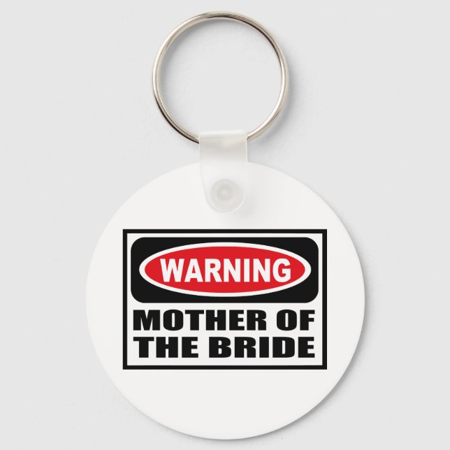 Chaveiro MÃE AVISO DA Cadeia-Chave BRIDE (Frente)