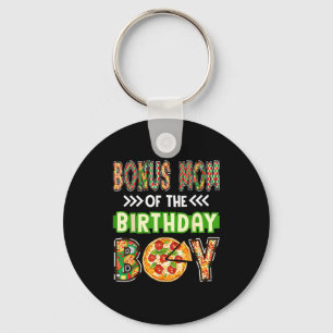 Chaveiro Mãe bônus do menino aniversariante amante de pizza