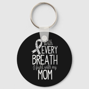 Chaveiro Mãe Cancer Pulmão Sensibilização Mulheres Camiseta