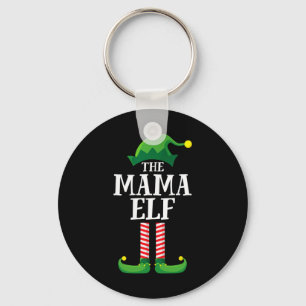Chaveiro Mãe da Festa de Natal do Grupo Familiar da Mãe Elf