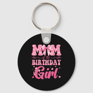 Chaveiro Mãe Da Menina Do Aniversário Família Nk Coquette B