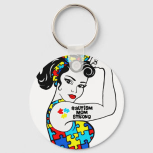Chaveiro mãe de autista forte