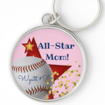 Mãe de beisebol brilho rosa All-Star