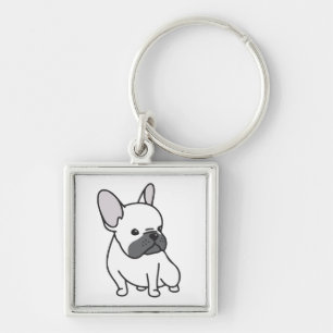 Chaveiro Mãe de Cachorro da Raça Bulldog Francês Resgate Ad