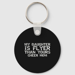 Chaveiro Mãe de Cheerleader Minha Filha É Voadora Mais Que