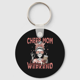Chaveiro Mãe de Cheerleader Sobrevivendo ao Fim de Semana d