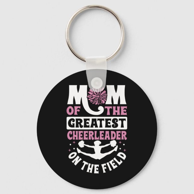 Chaveiro Mãe de Cheerleading Mãe da Maior  (Frente)