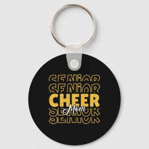 Chaveiro Mãe de Cheerleading Senior Mãe de Cheer Mãe Cheerl