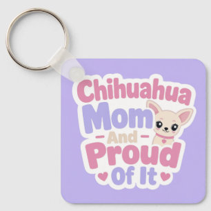 Chaveiro Mãe de Chihuahua, Cachorro Pequeno Grande Personal