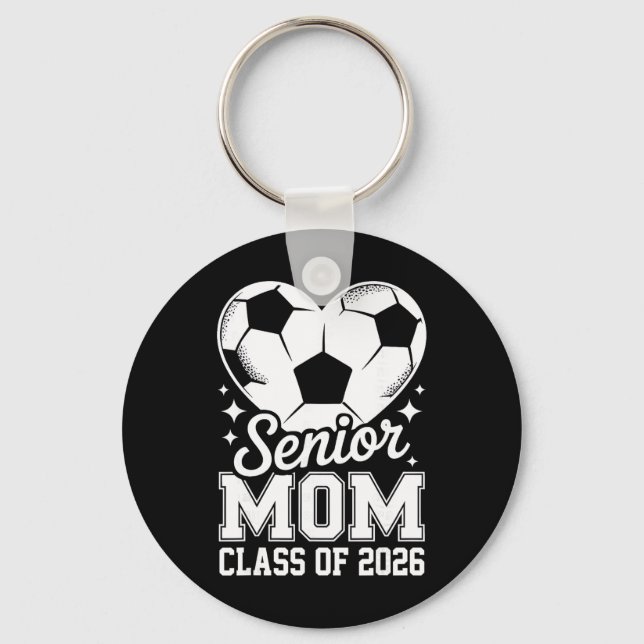 Chaveiro Mãe de Formando da Turma de 2026 Futebol Formatura (Frente)