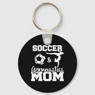 Chaveiro Mãe de Futebol e Ginástica Futebol Engraçado Jogad