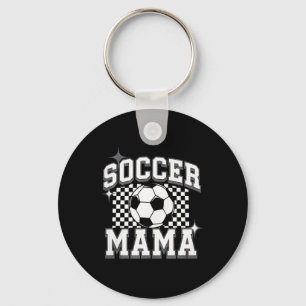 Chaveiro Mãe de Futebol - Temporada de Futebol Fã Vintage d